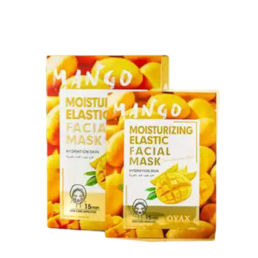 Lakštinės veido kaukės su mangais, 10vnt