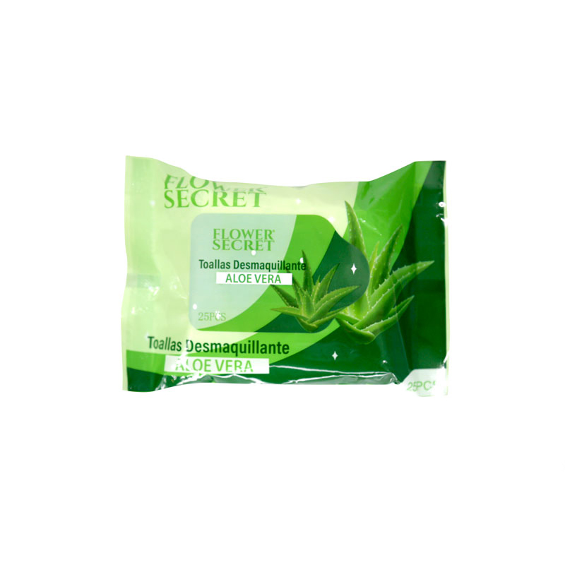 Makiažo valymo servetėlės su aloe vera ekstraktu