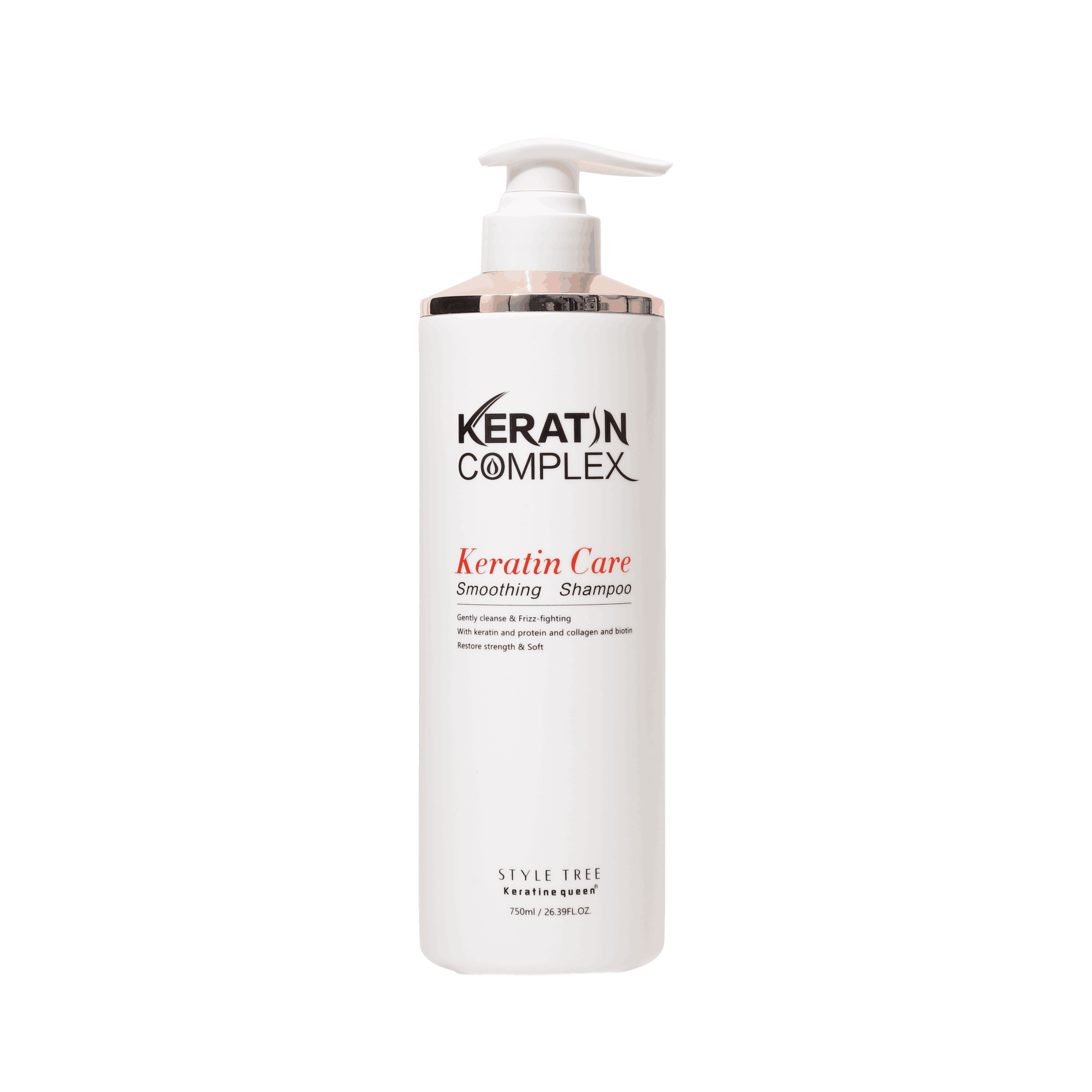 Glotninantis plaukų šampūnas su keratinu, 750ml