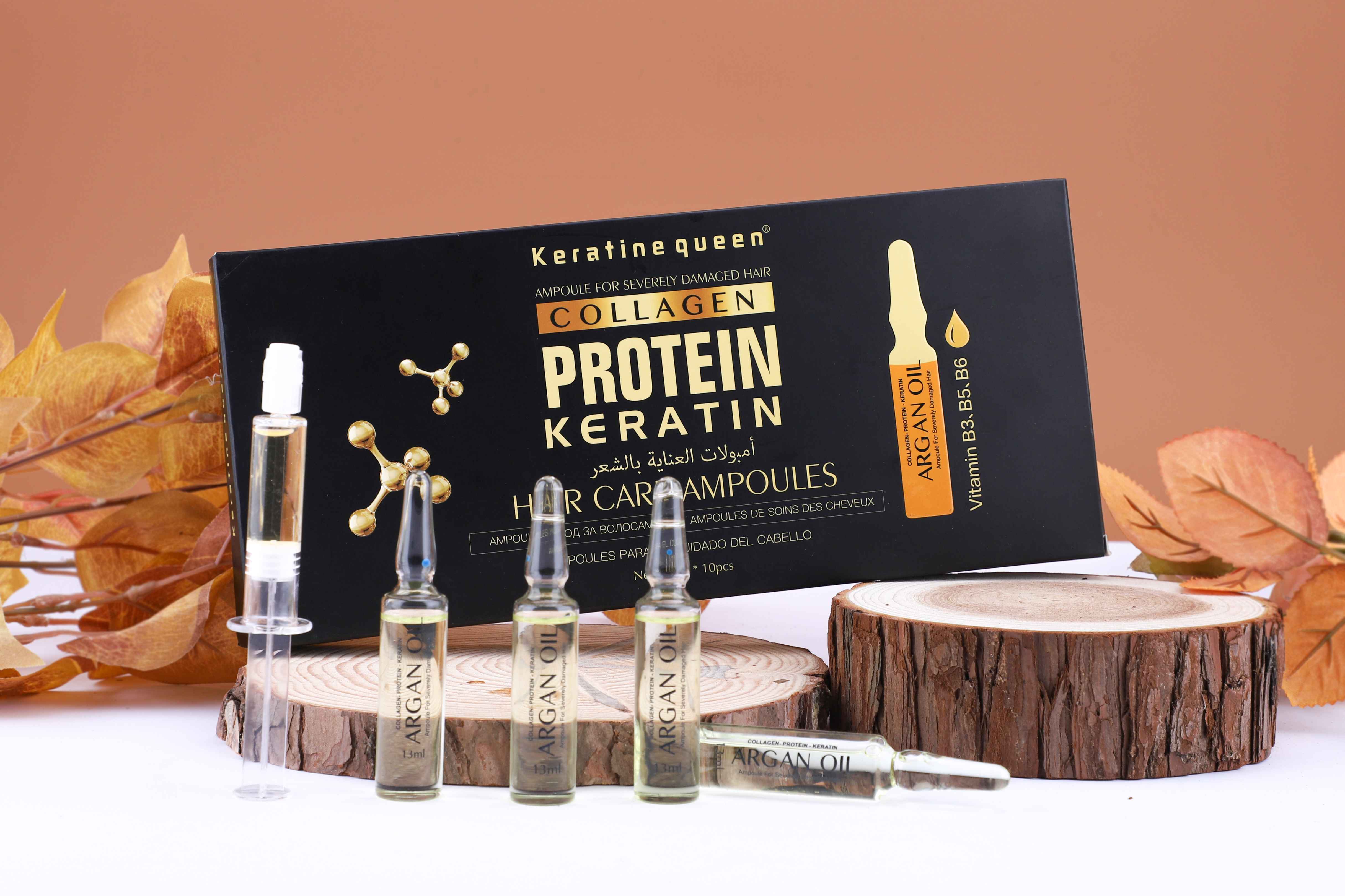 Atstatomosios plaukų ampulės, 10vnt*13ml