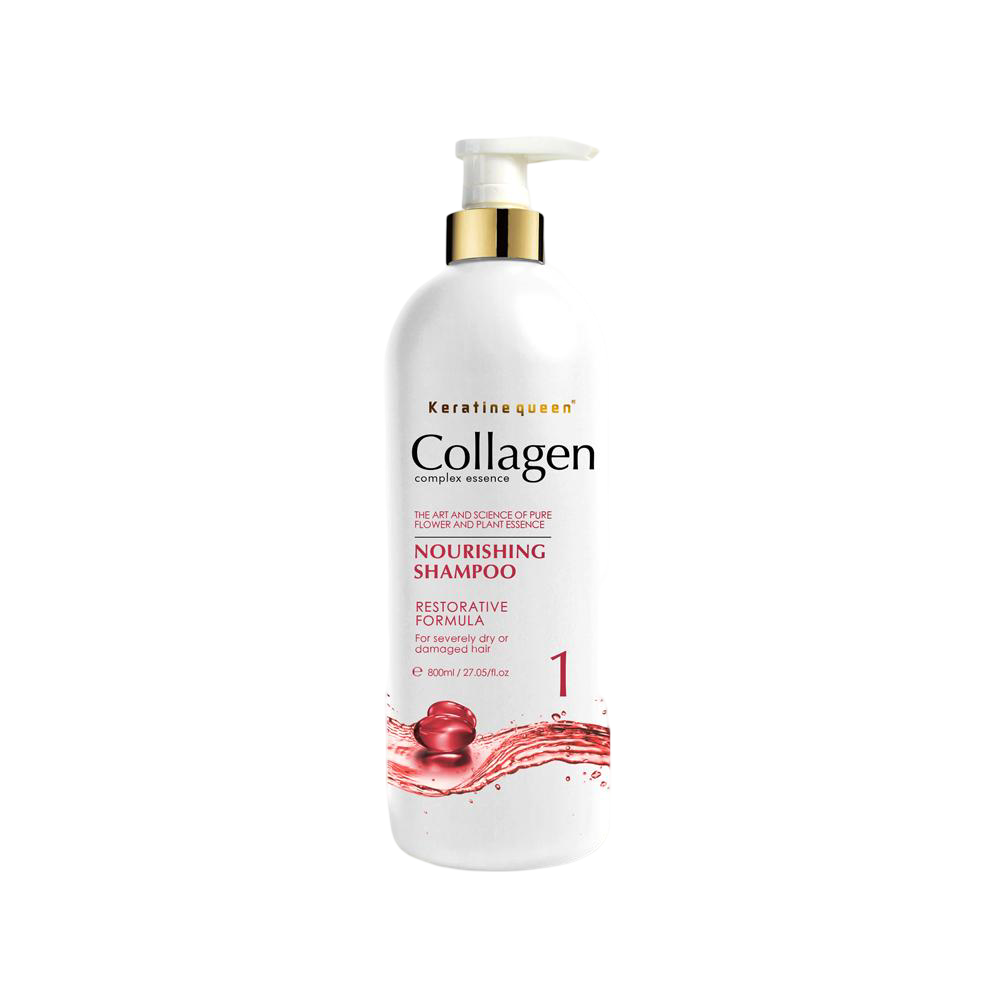 Maitinamasis plaukų šampūnas su kolagenu, 800ml