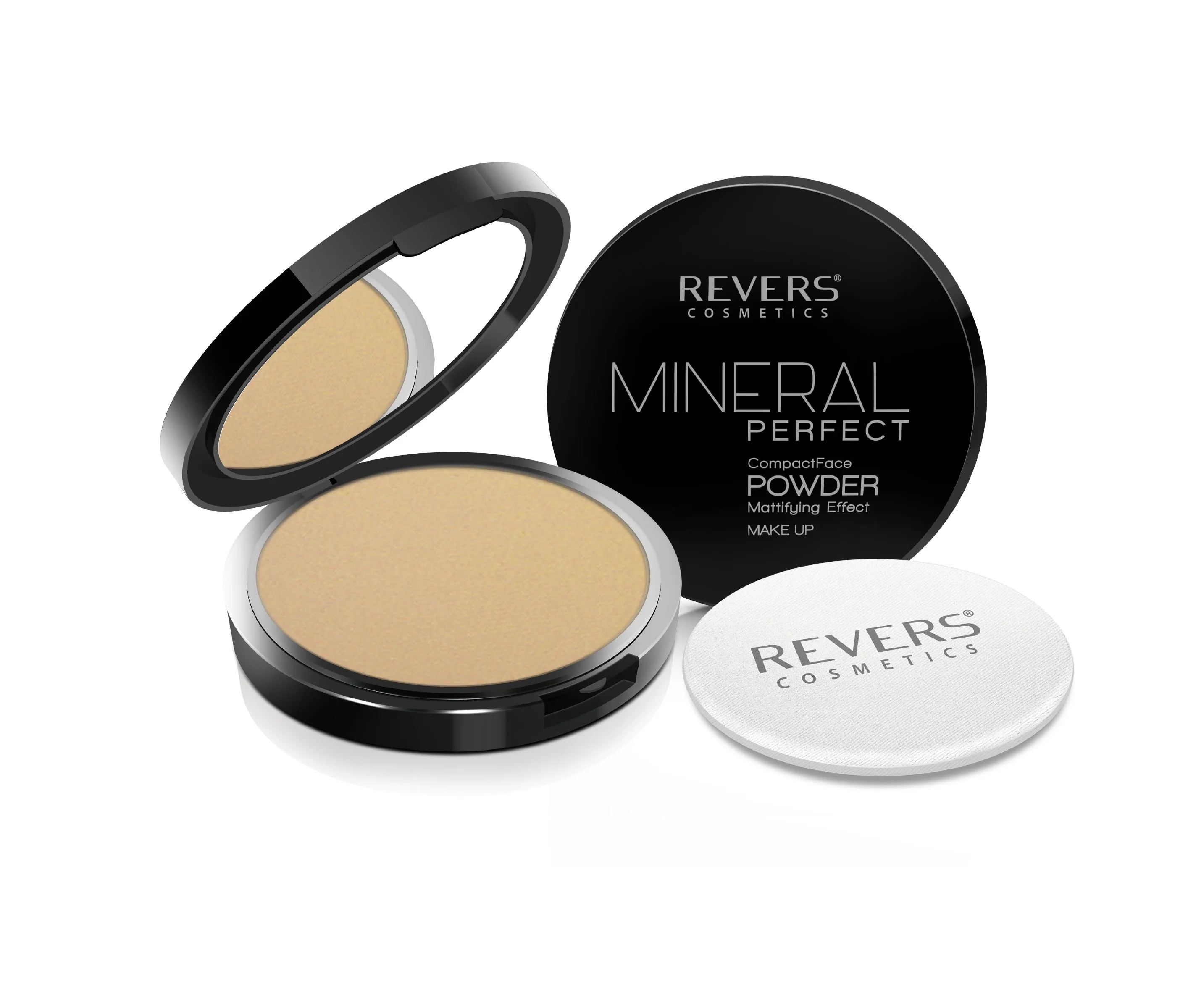 Kompaktinė pudra REVERS COSMETICS MINERAL PERFECT