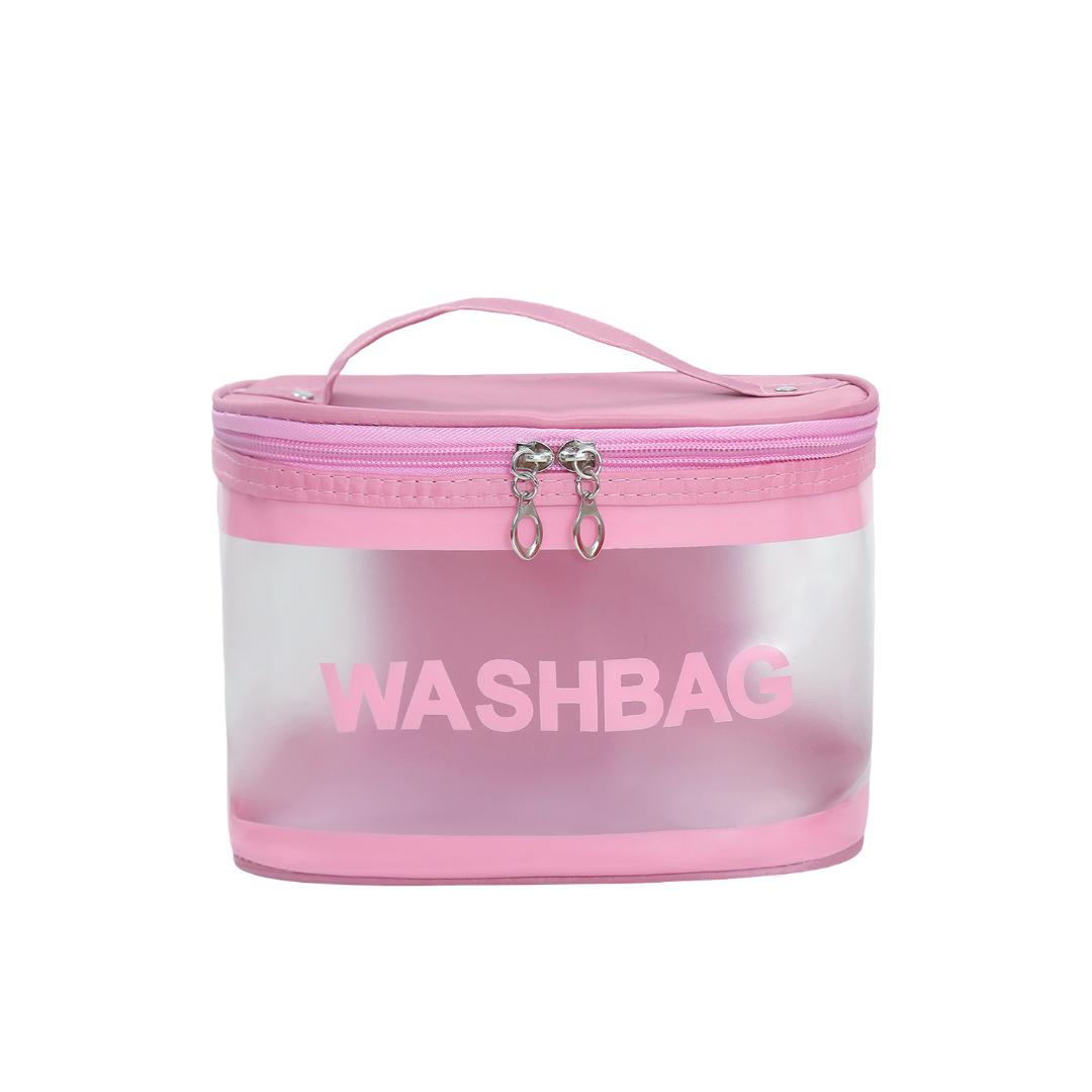 Rožinė kosmetinė 22x14x16cm