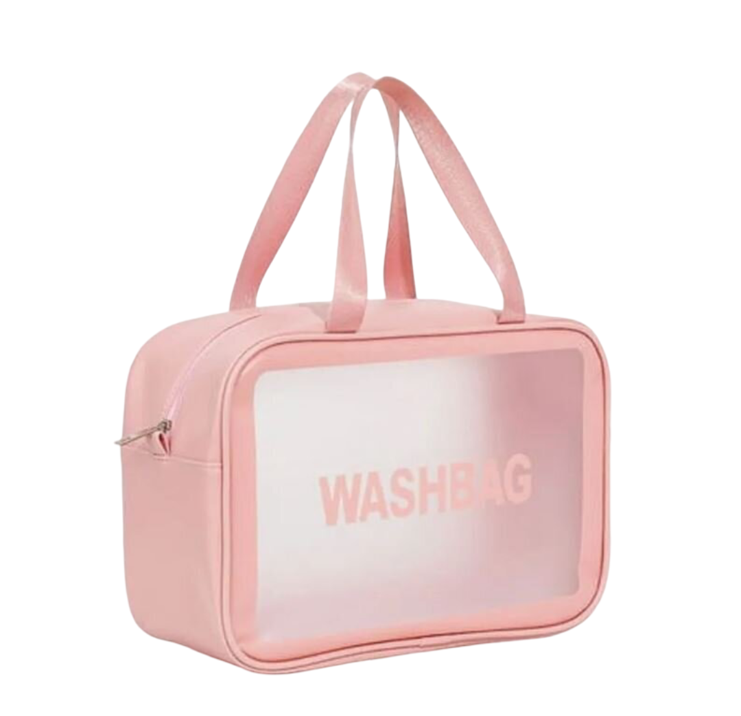 Rožinė kosmetinė 25x15x10cm