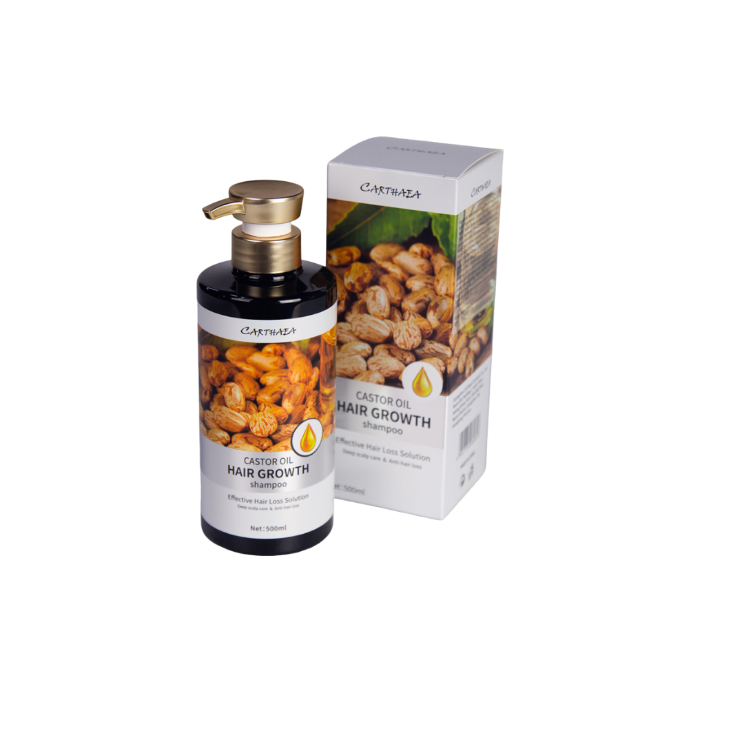 Plaukų šampūnas su ricinos aliejumi, 500ml