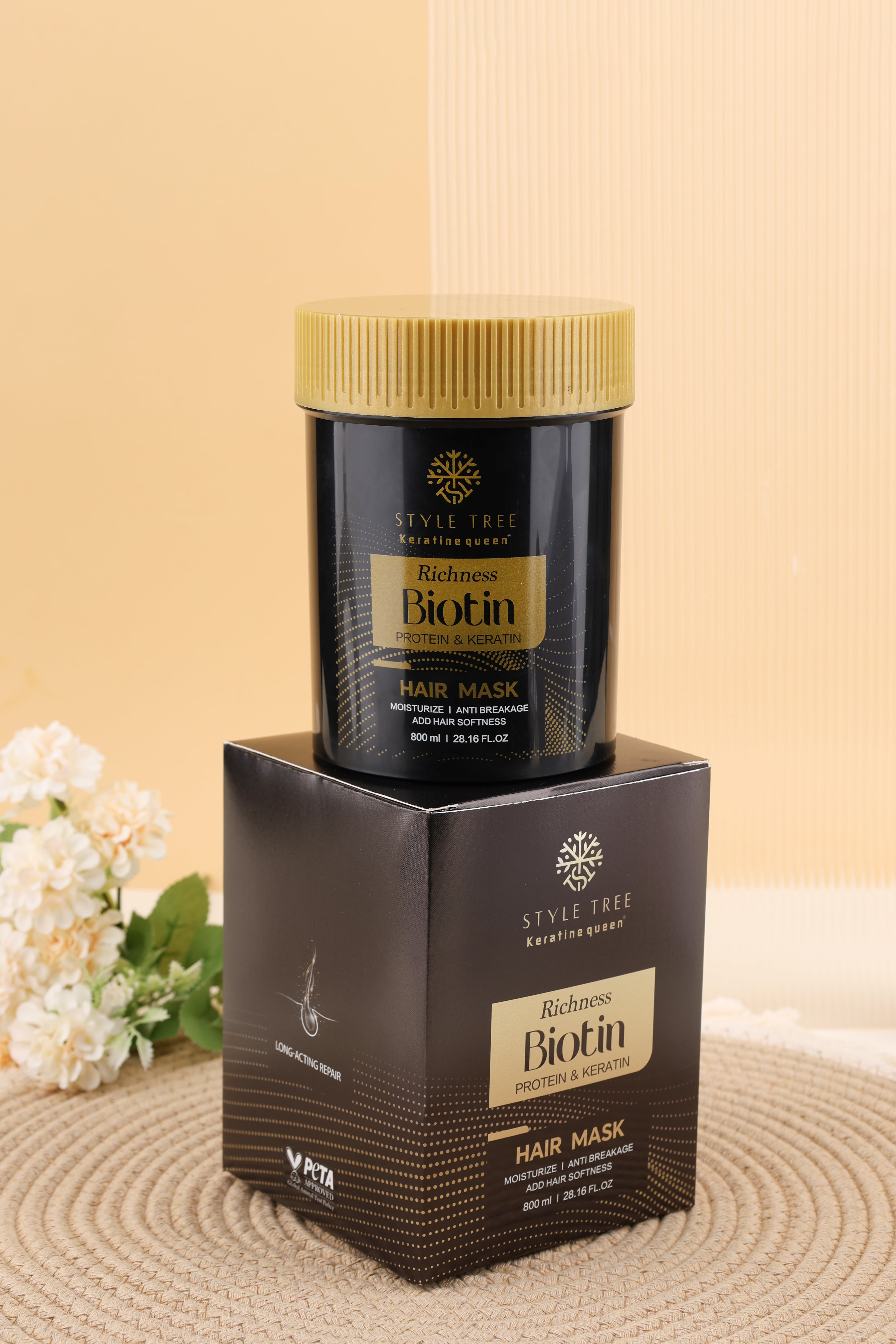 Biotin Kaukė, 800ml