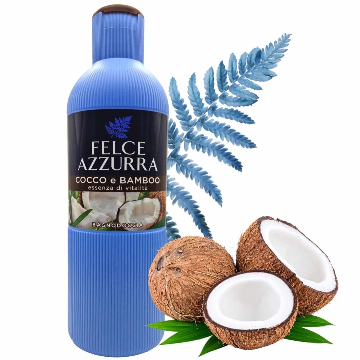 2 vnt FELCE AZZURRA cocco e bamboo Dušo Gelis, 650 ml