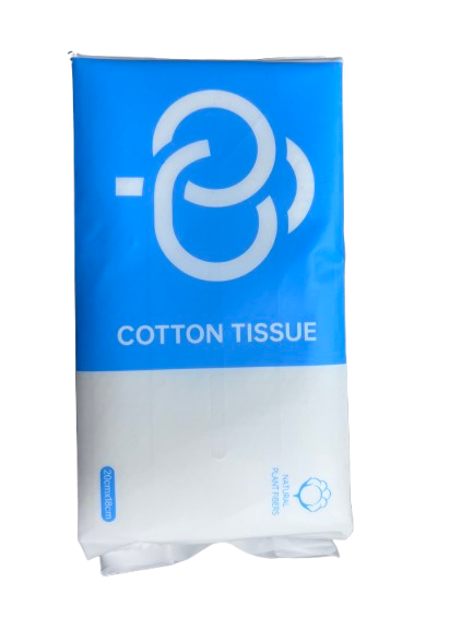 Medvilninės sausos servetėlės, 50vnt