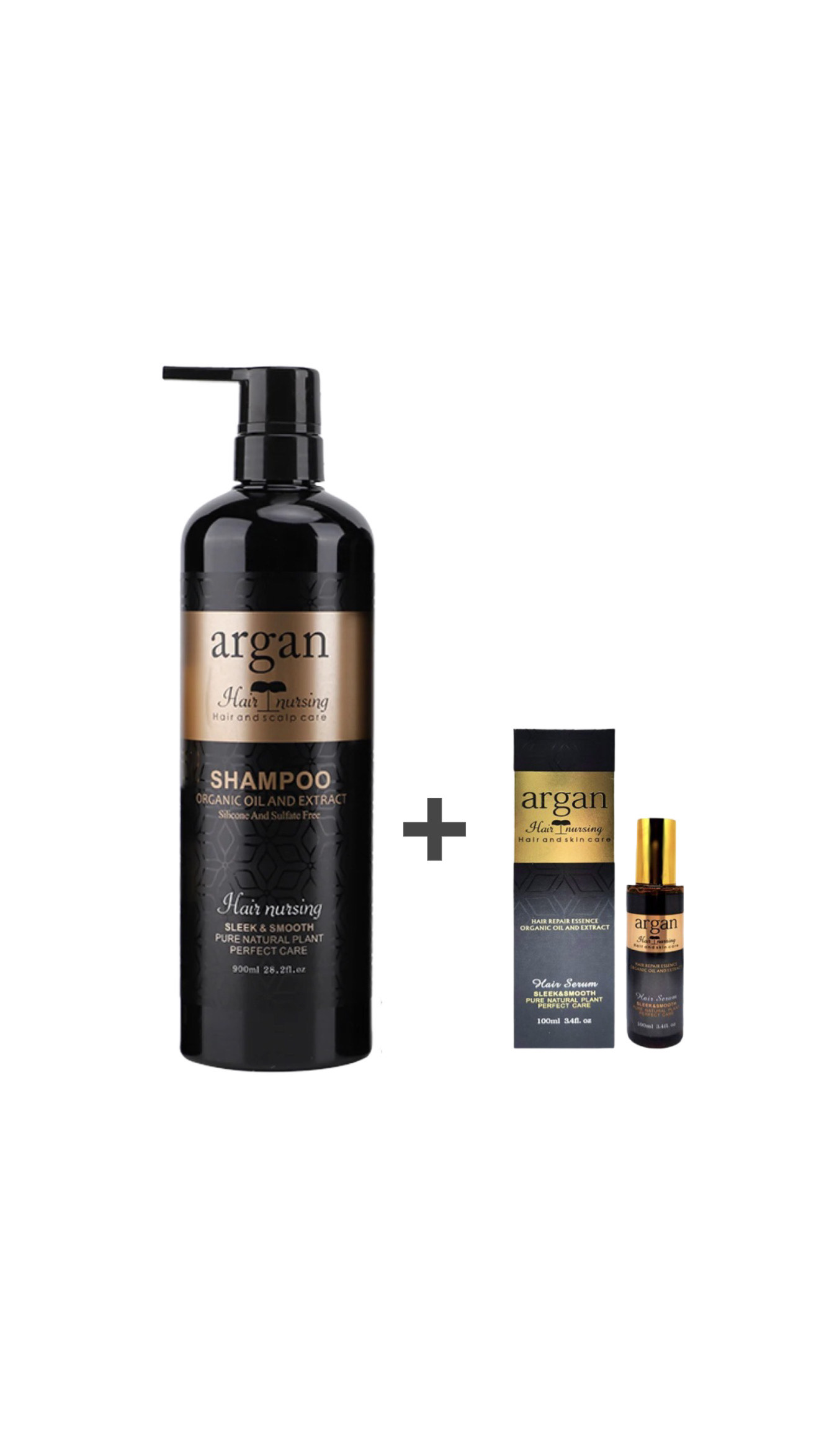 Arganų aliejaus plaukų priežiūros rinkinys