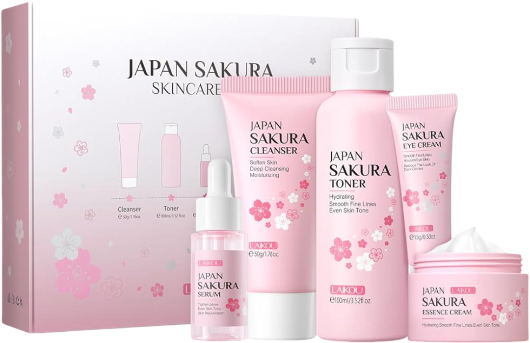 Veido priežiūros rinkinys "Japan Sakura Skincare"