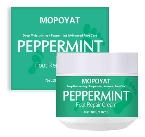 Pipirmėtės pėdų kremas, 30ml.