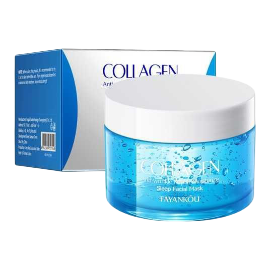 Drėkinamoji miego veido kaukė, 100g.