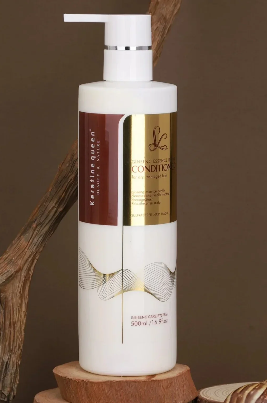 Drėkinamasis kondicionierius su ženšeniu, 500ml