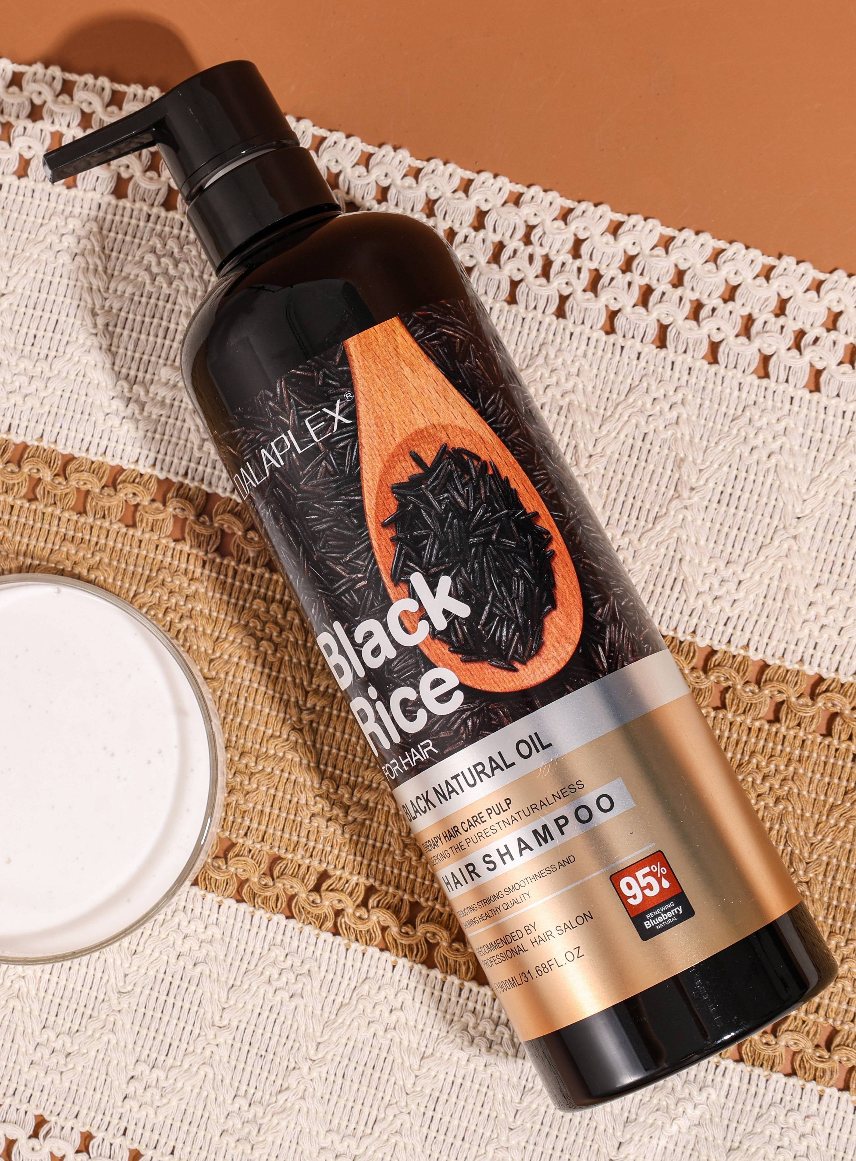 Šampūnas su juodaisiais ryžiais, 900ml