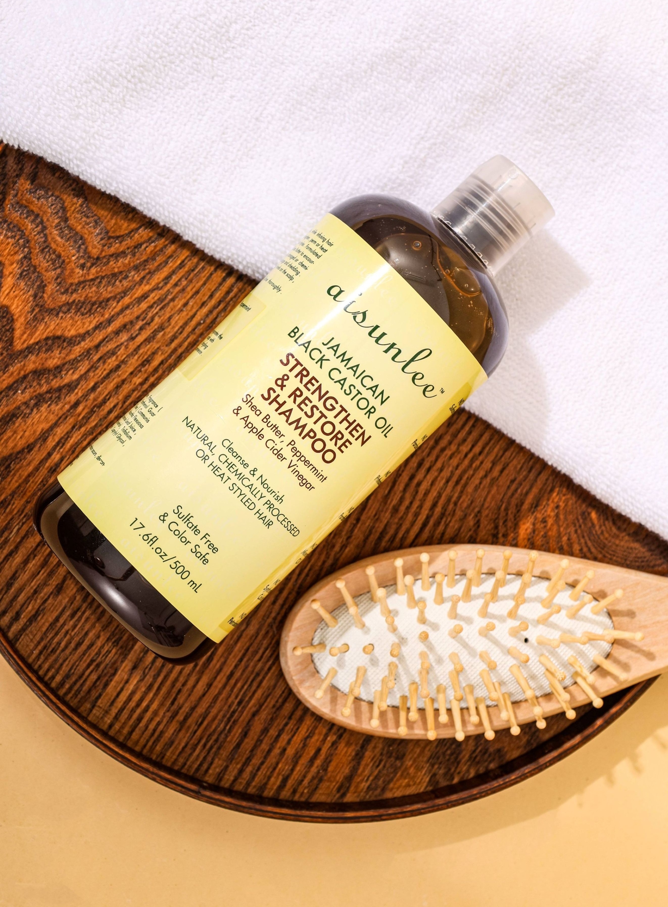 Šampūnas su juoduoju ricinos aliejumi, 500ml