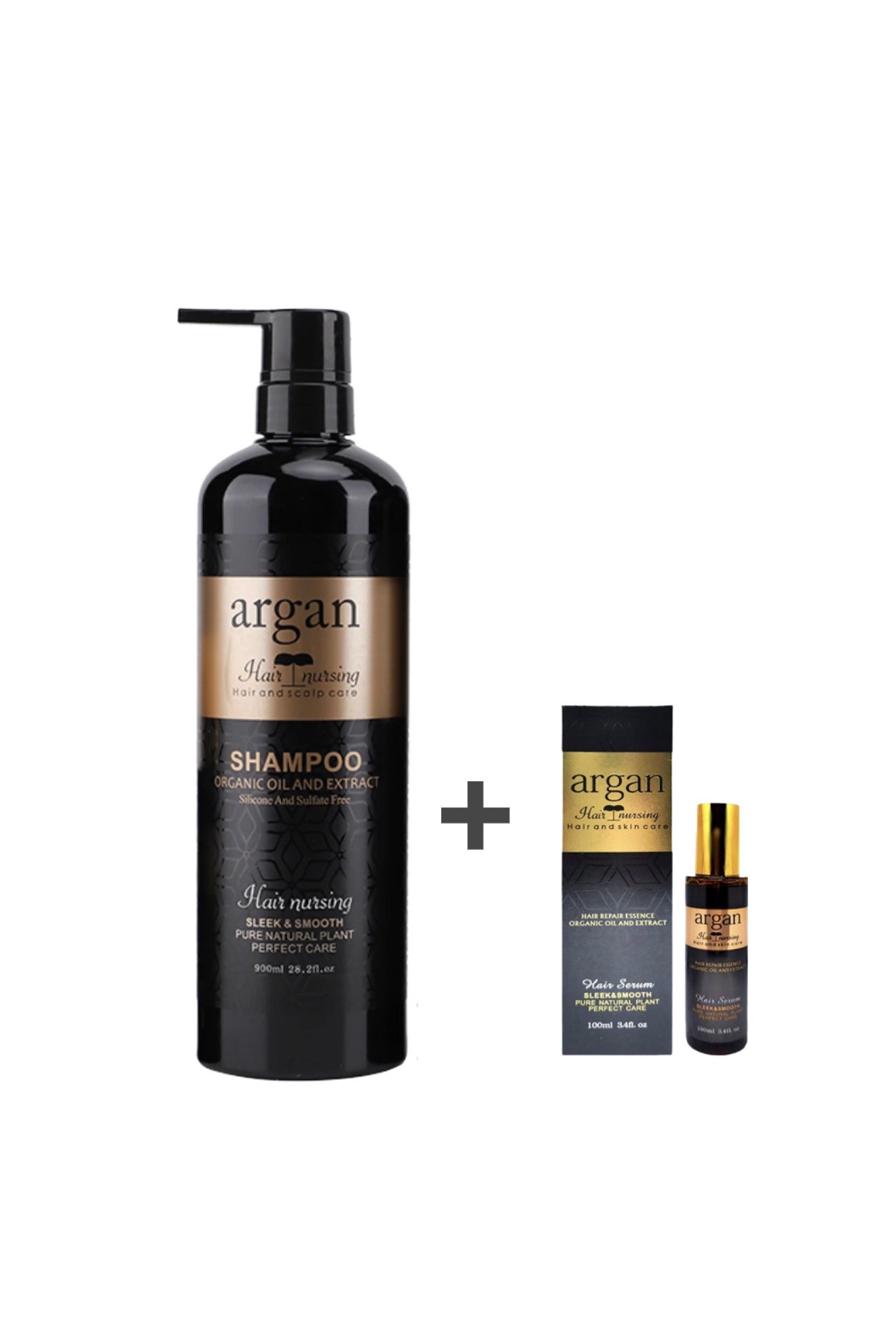 Arganų aliejaus plaukų priežiūros rinkinys