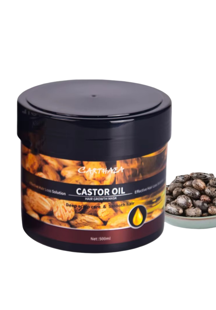 Plaukų kaukė su ricinos aliejumi,500ml