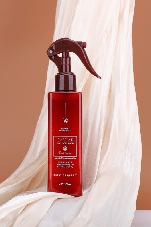 Ikrų plaukų purškiklis su kolagenu, 200ml