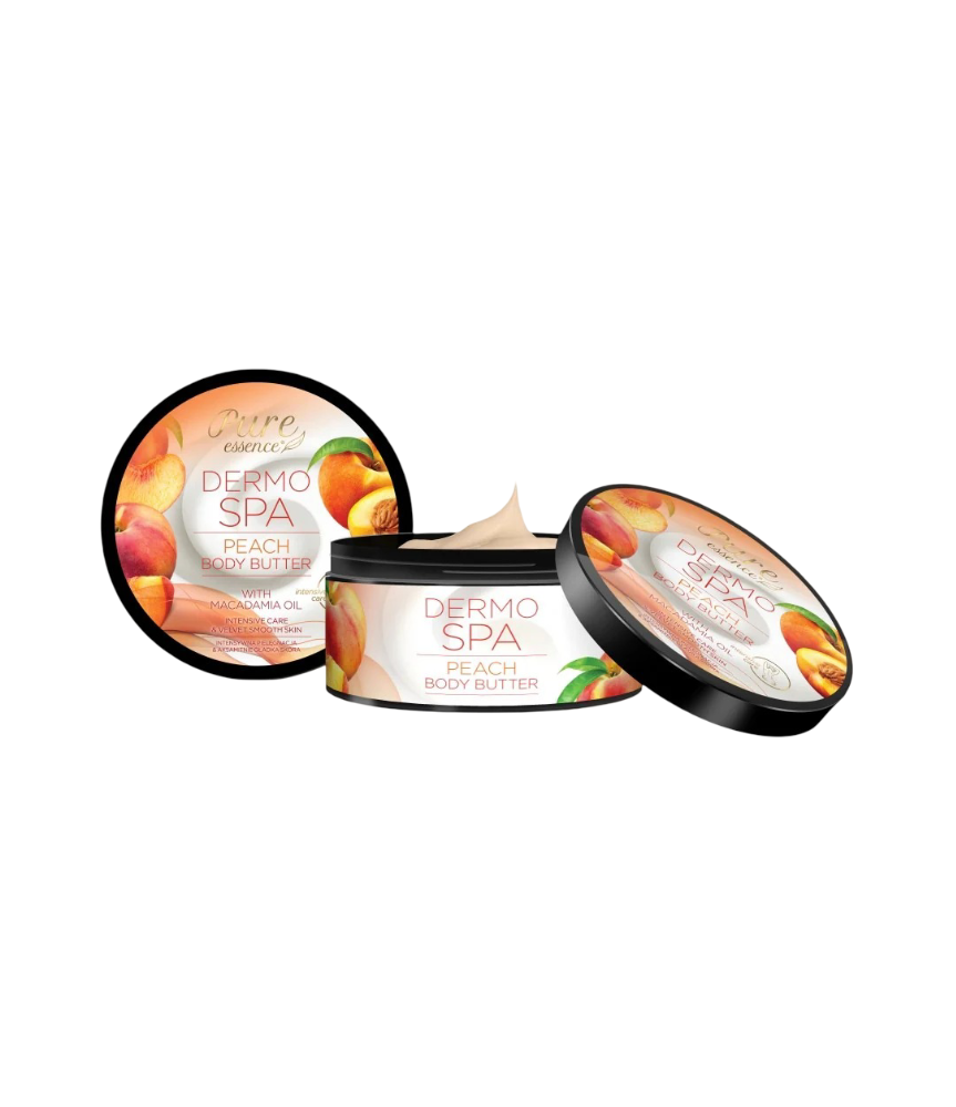 Persikų kūno sviestas su makadamijos aliejumi, 200ml