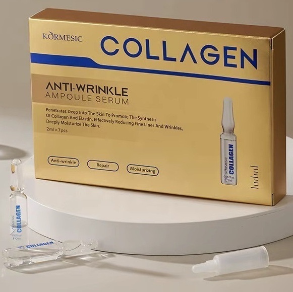 Kolageno ampulės veidui, 7vnt x 2ml.