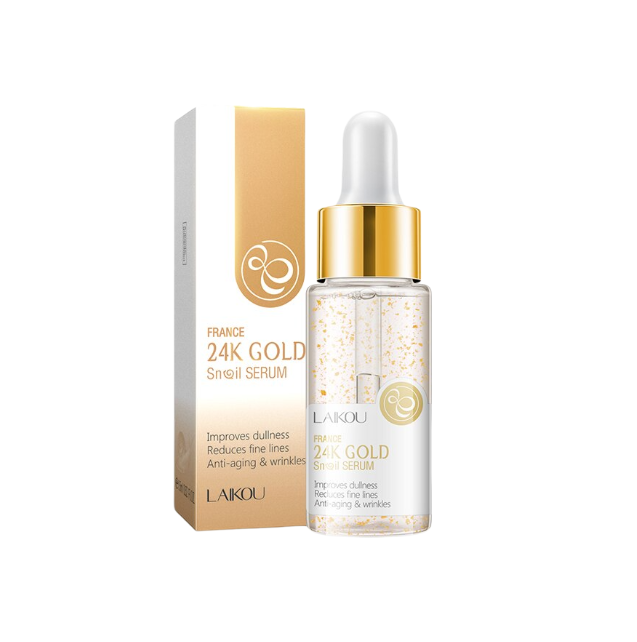 24K aukso sraigių serumas