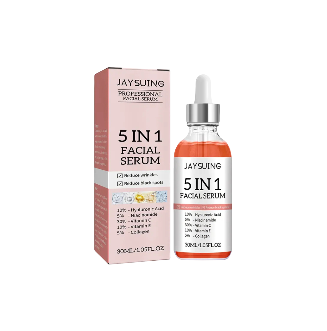 Drėkinantis 5in1 veido serumas, 30ml