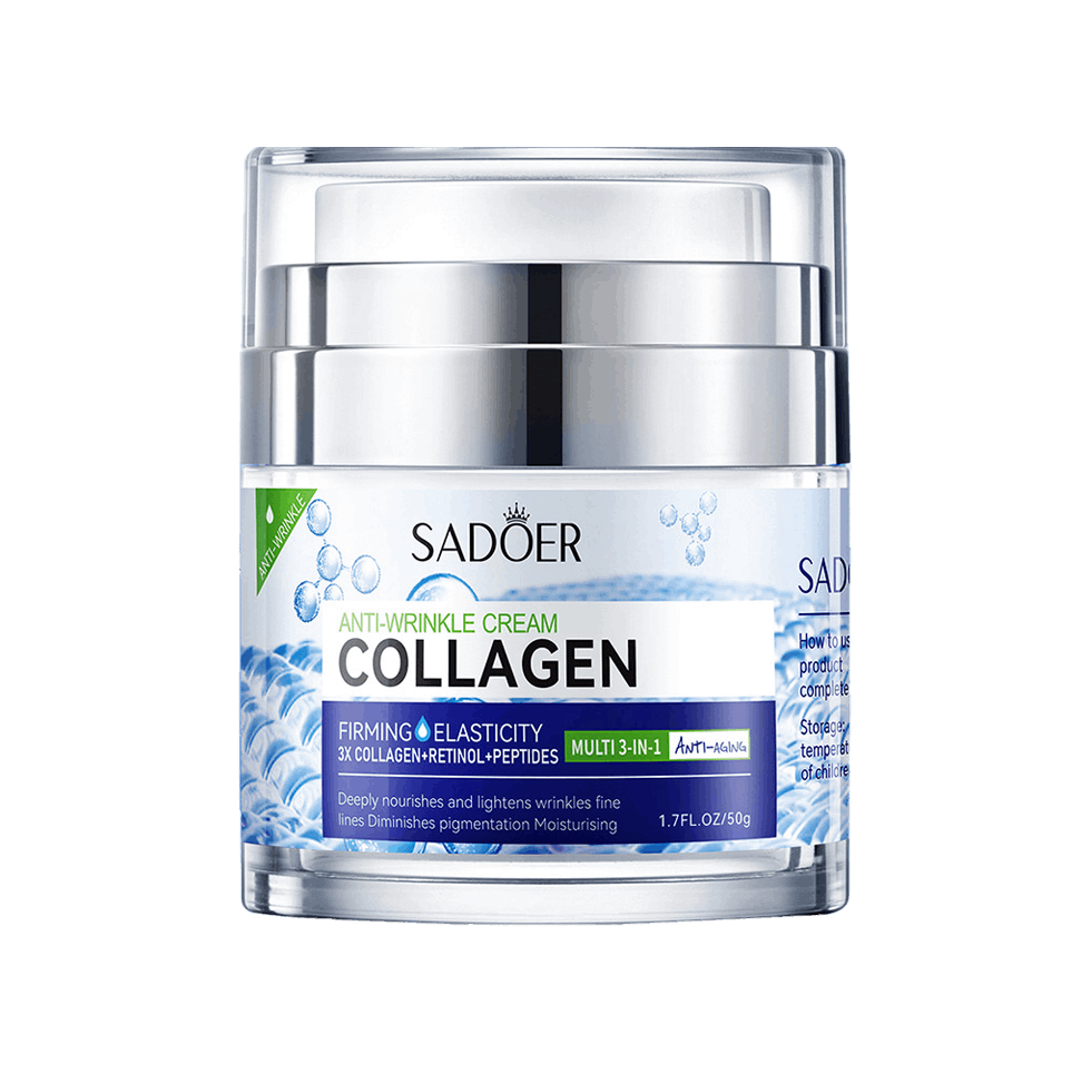 Priešraukšlinis kremas su kolagenu, 50g.