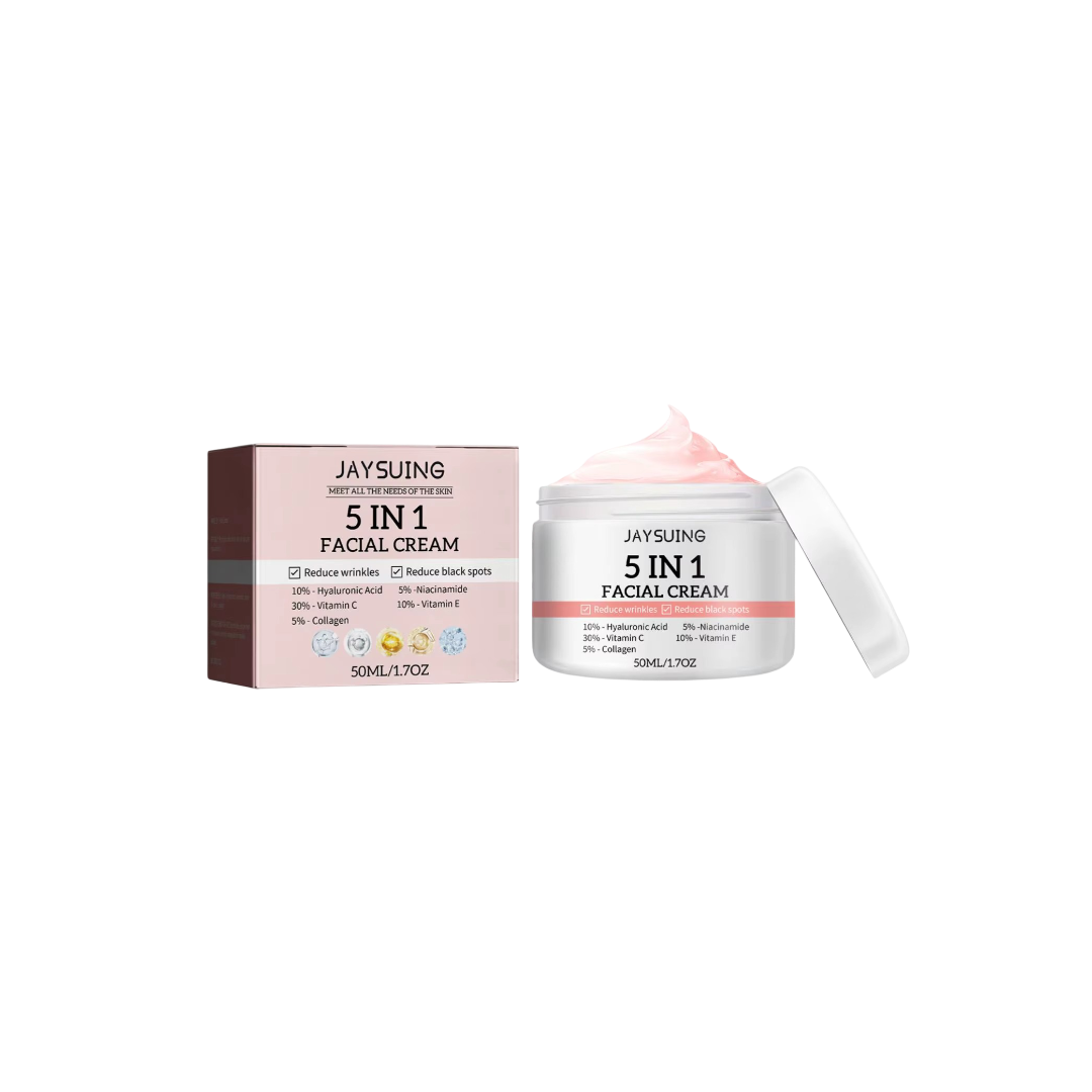 5in1 daugiafunkcinis veido kremas, 50g